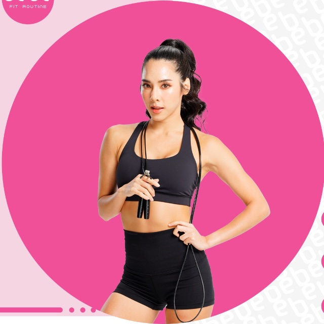 bebe Fit Routine Sport Bra สปอร์ตบราสำหรับออกกำลังกาย